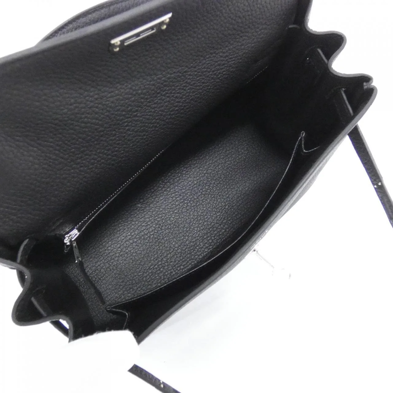 HERMES Kelly 044624CK Handbag Togo 黑色 Togo 牛皮 未使用品 - 縮圖 6
