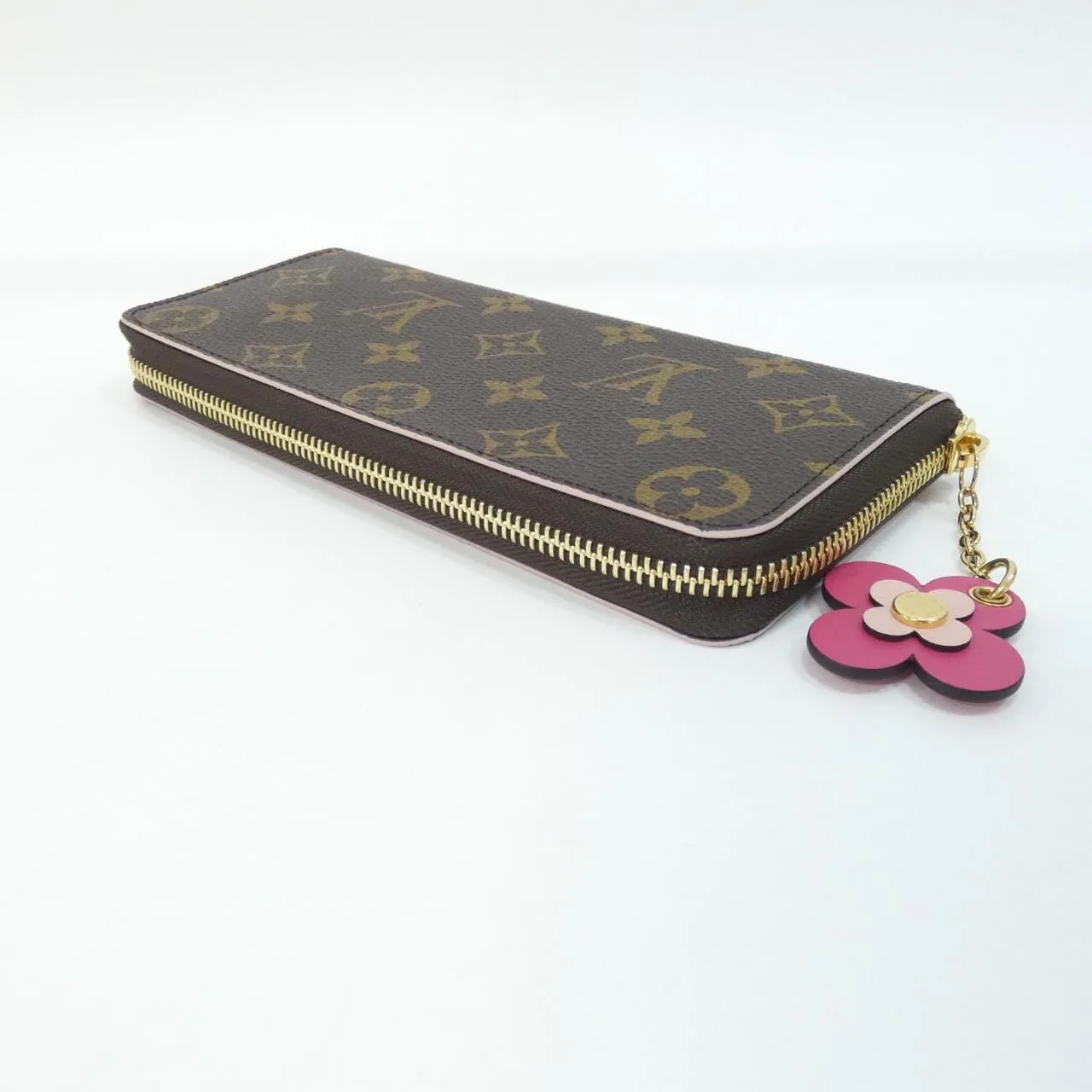 LOUIS VUITTON M64201 銀包 Monogram 粉色 Monogram 中古品A - 縮圖 2