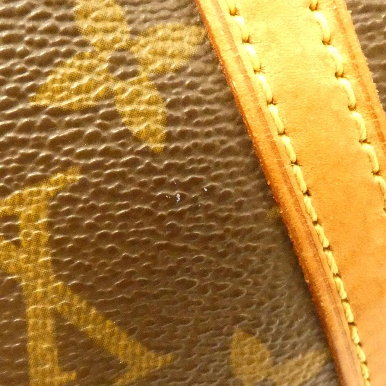 LOUIS VUITTON Papillon M51385 Handbag Monogram Black Monogram Rank B - Thumbnail 3