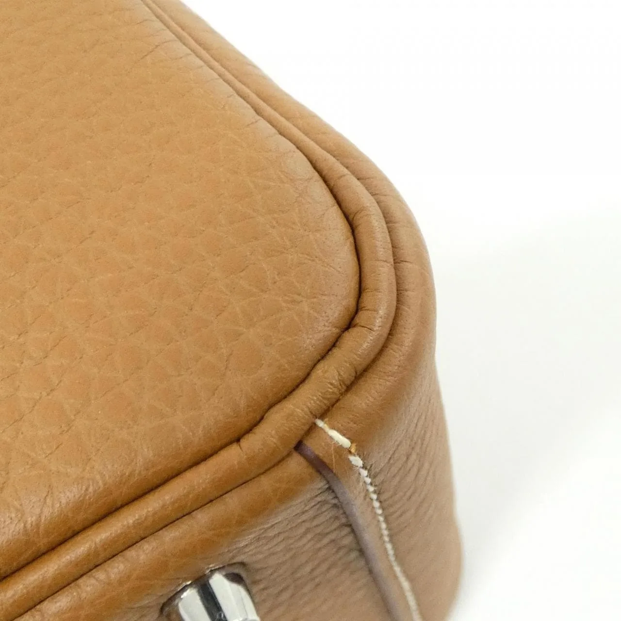 HERMES Lindy 085956CK Shoulder Clemence Gold Clemence Leather Rank A - Thumbnail 3