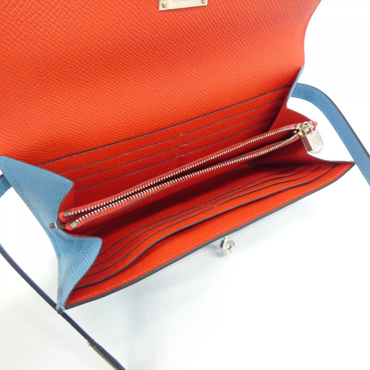HERMES Kelly 073627CK 銀包 Epsom 3
