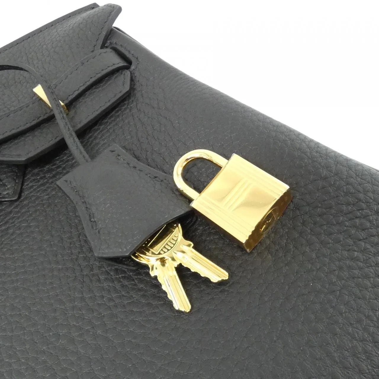 HERMES Birkin 041344CC Handbag Togo Black Togo Leather Unused - Thumbnail 4