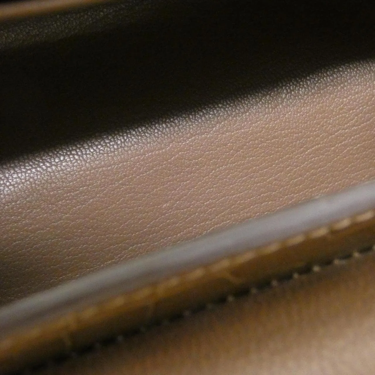 LOUIS VUITTON Twist Shoulder Leather Beige Leather Rank A - Thumbnail 7