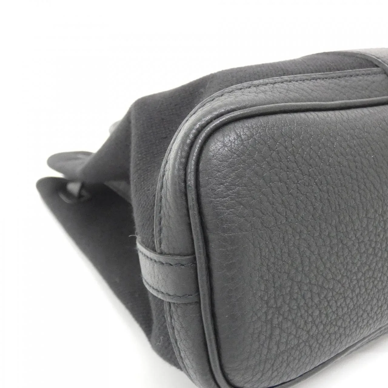 HERMES 049208CK Handbag Canvas Black Canvas Rank A - Thumbnail 3