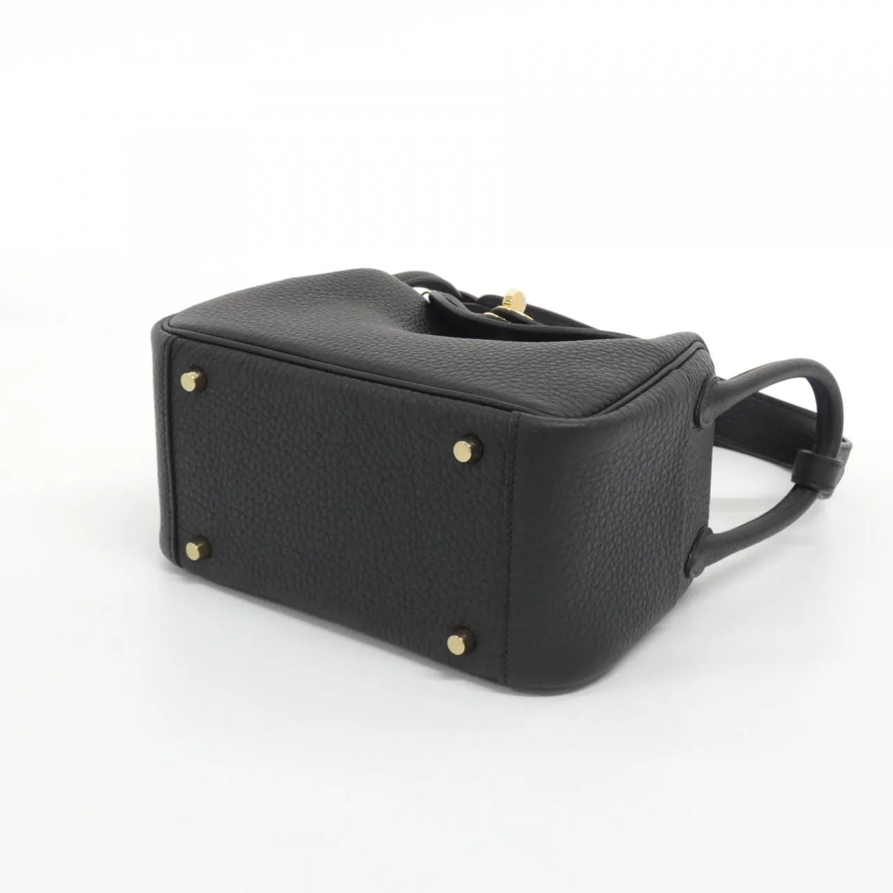 HERMES Lindy 085956CC Shoulder Clemence 黑色 Clemence 皮 未使用品 - 縮圖 3