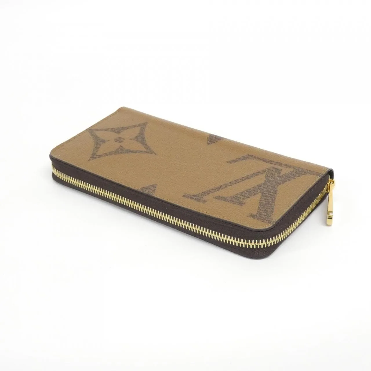 LOUIS VUITTON M69353 Wallet Monogram 黑色 Monogram 中古品A - 縮圖 3