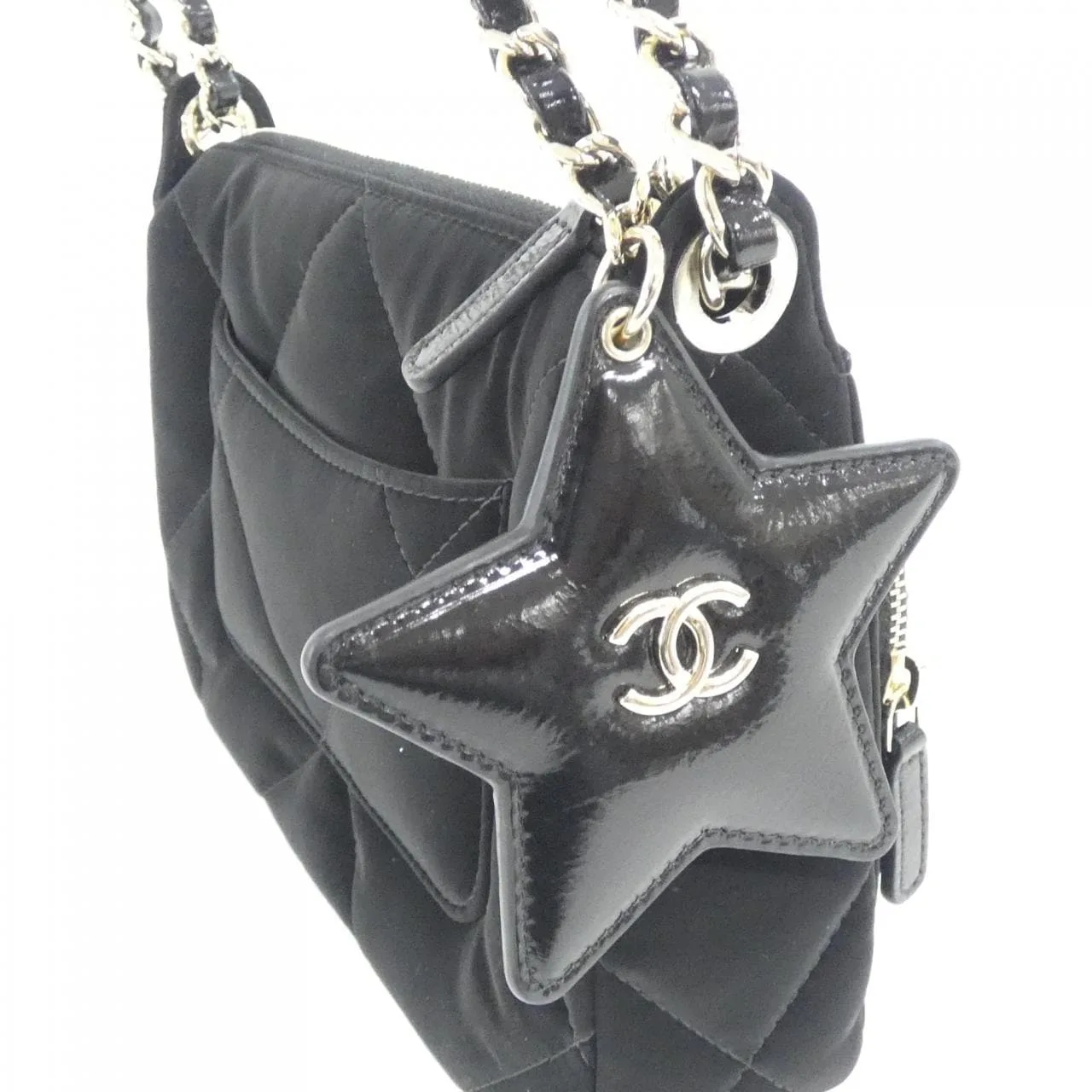 CHANEL AP4771 銀包 尼龍 黑色 尼龍 中古品A - 縮圖 6