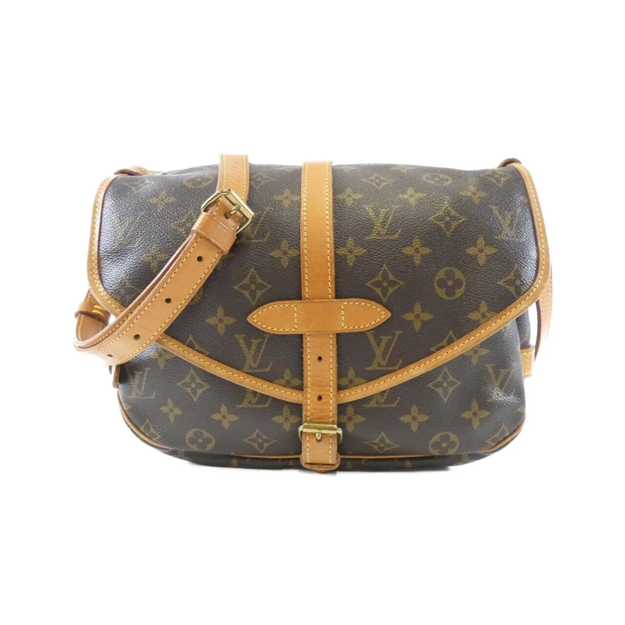LOUIS VUITTON Saumur M42256 Shoulder Monogram