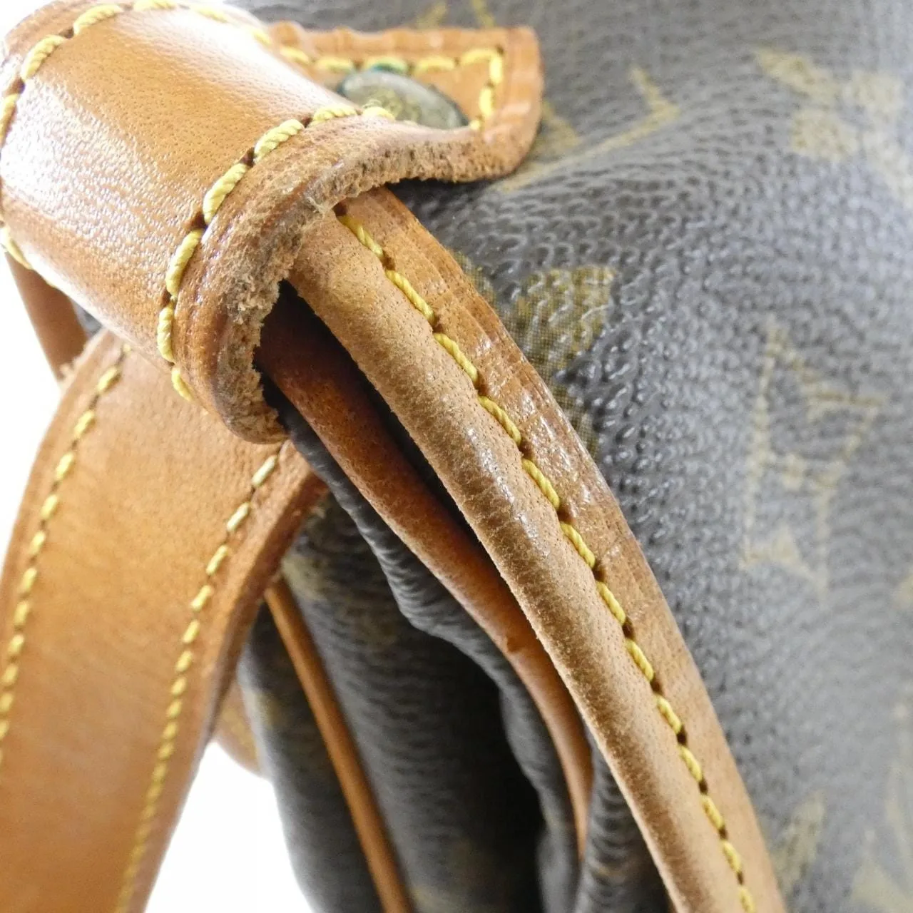 LOUIS VUITTON Saumur M42256 Shoulder Monogram Black Monogram Rank B - Thumbnail 5