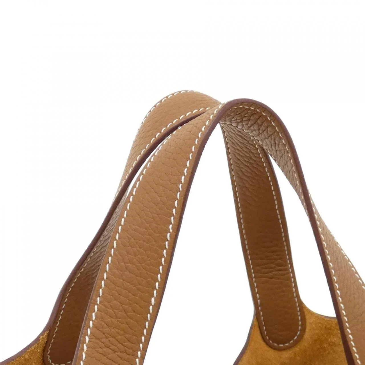 HERMES Picotin 056289CK Handbag Clemence 金色 Clemence 皮 中古品A - 縮圖 4