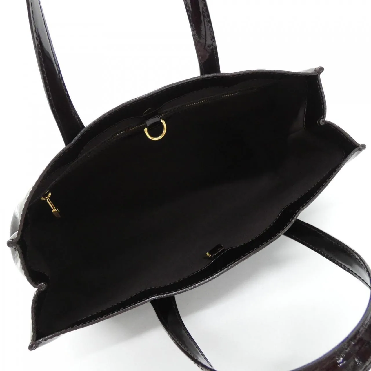 LOUIS VUITTON M93641 Handbag Vernis Black Vernis Rank A - Thumbnail 6