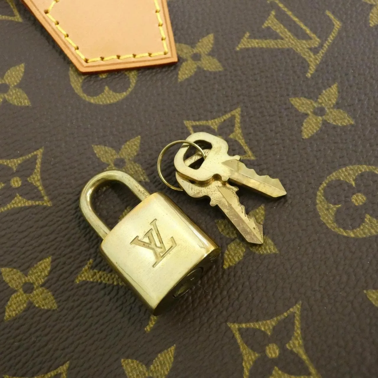 LOUIS VUITTON Alma M51130 Handbag Monogram 黑色 Monogram 中古品A - 縮圖 6