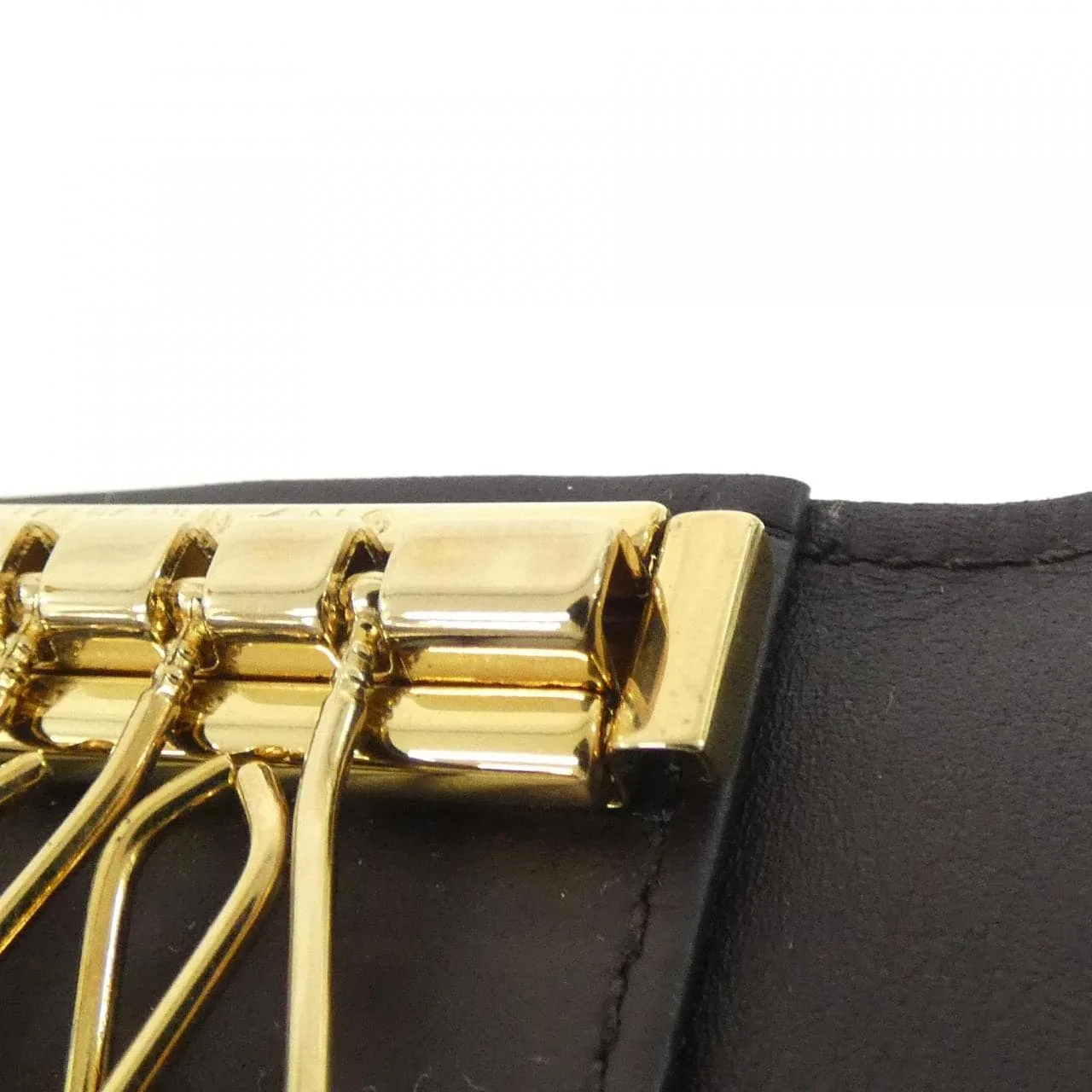 LOUIS VUITTON M91542 鎖匙包 Vernis 漆皮 Rouge Vernis 中古品A - 縮圖 5