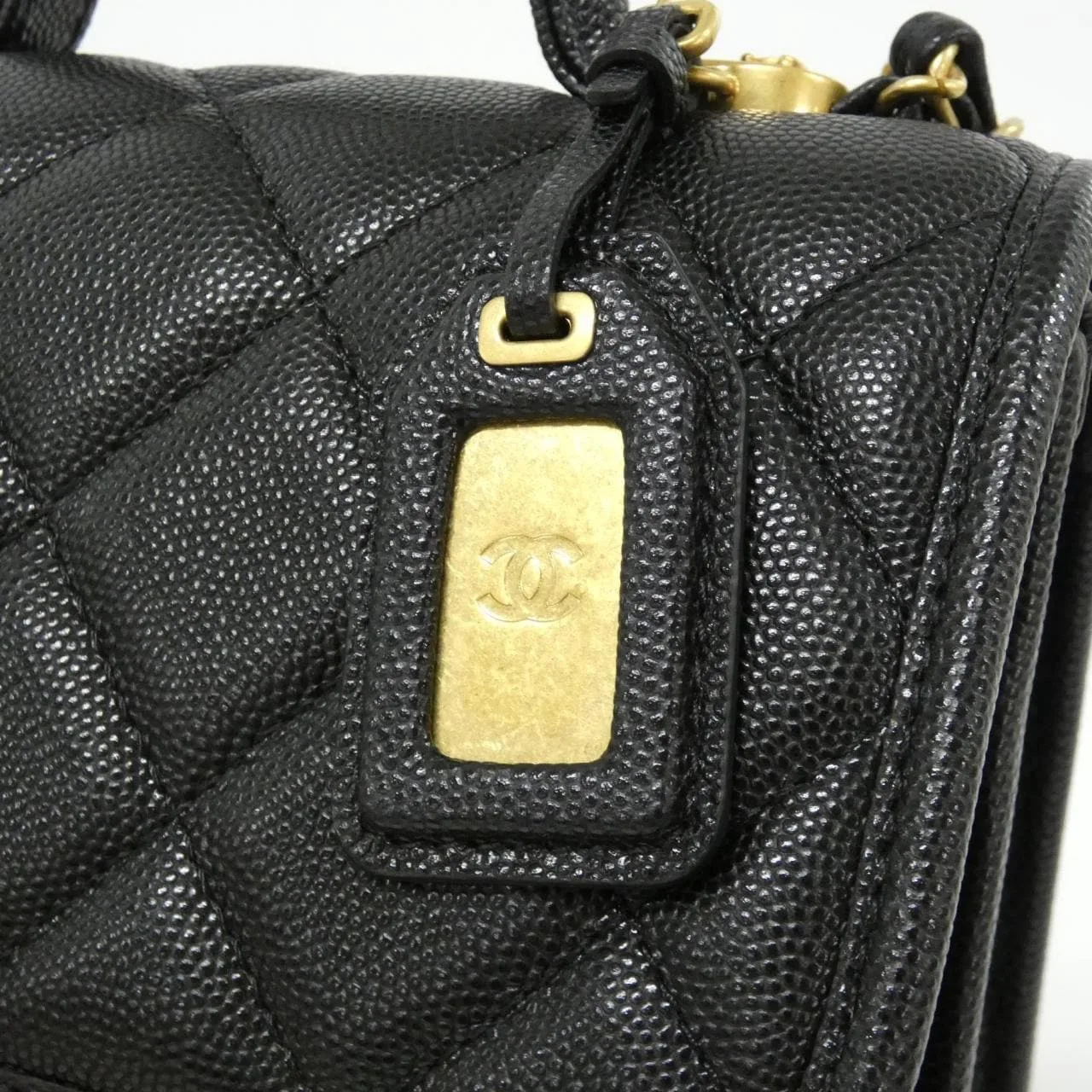 CHANEL Chanel 22 AS3652 Shoulder Grained Calfskin 5