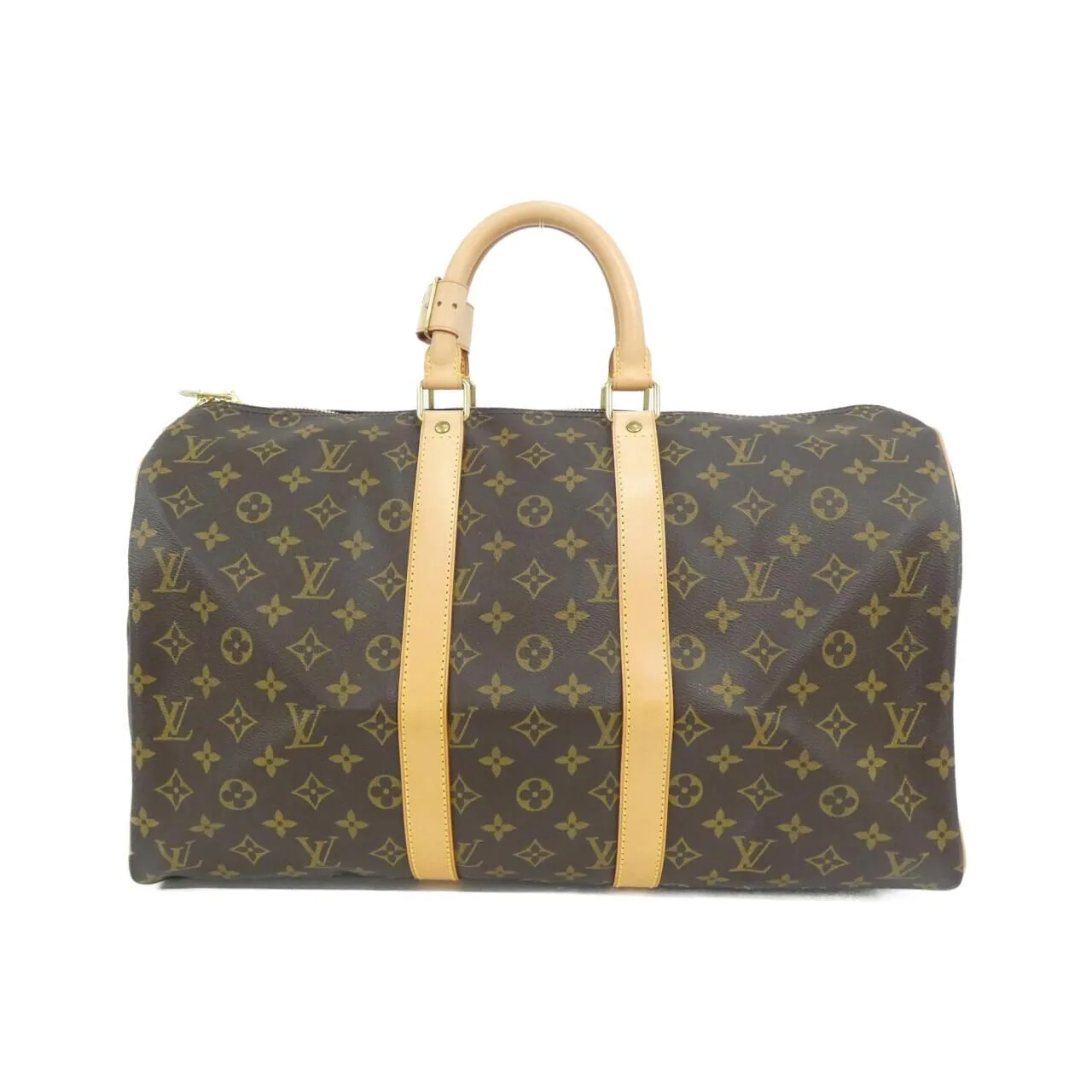 LOUIS VUITTON Keepall M41428 Boston Monogram Black