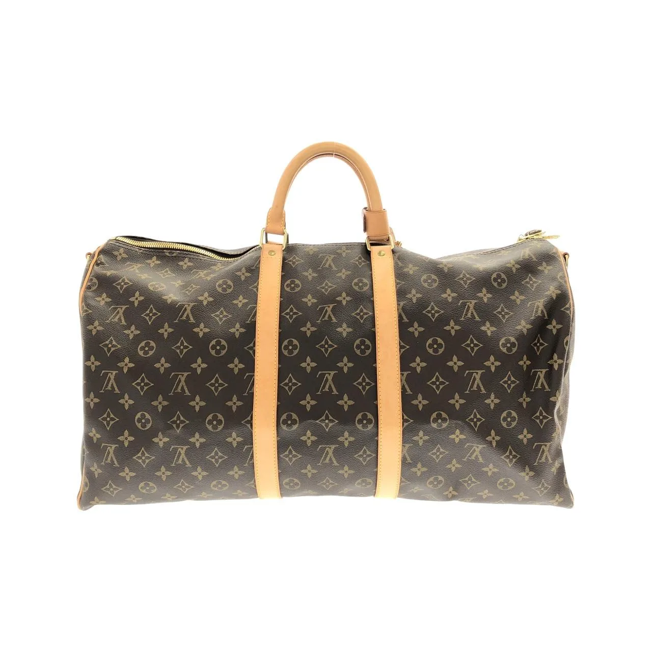LOUIS VUITTON Keepall M41414 波士頓包 Monogram 黑色 Monogram 中古品A - 縮圖 2