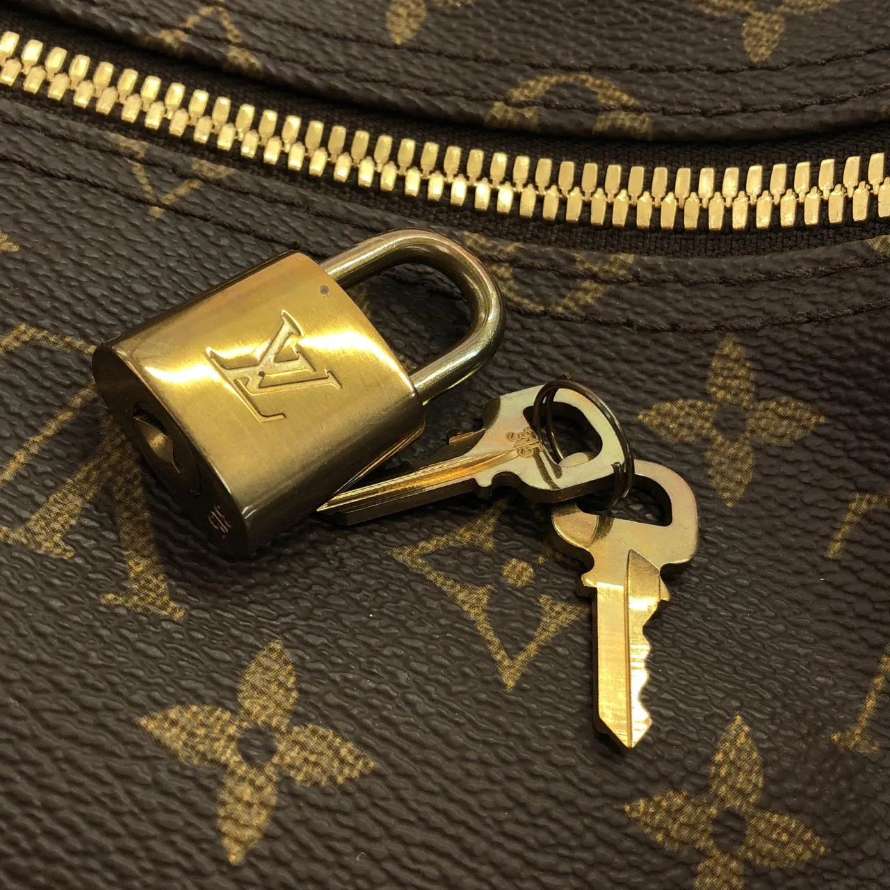 LOUIS VUITTON Keepall M41414 波士頓包 Monogram 黑色 Monogram 中古品A - 縮圖 7