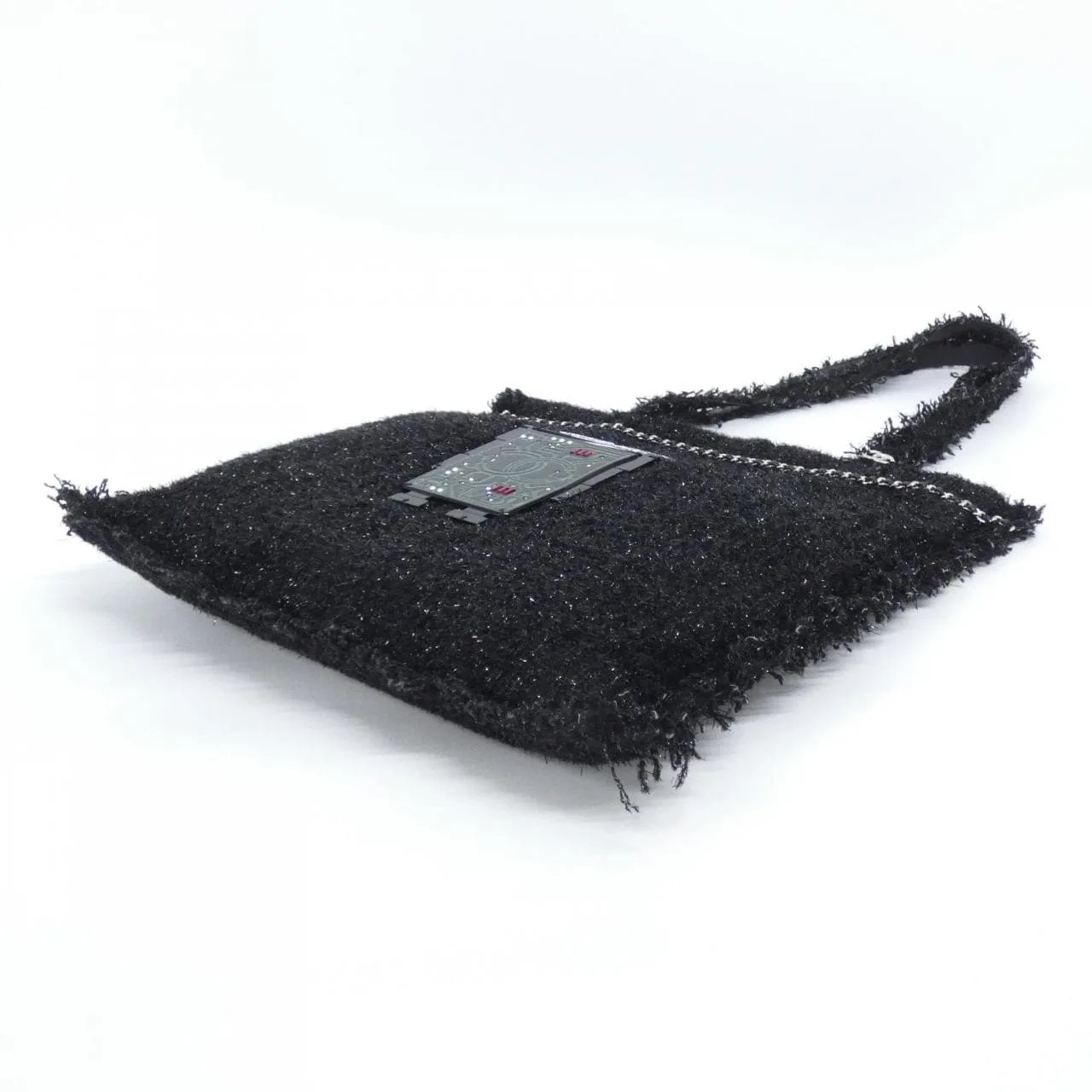 CHANEL 94646 Handbag Tweed 3