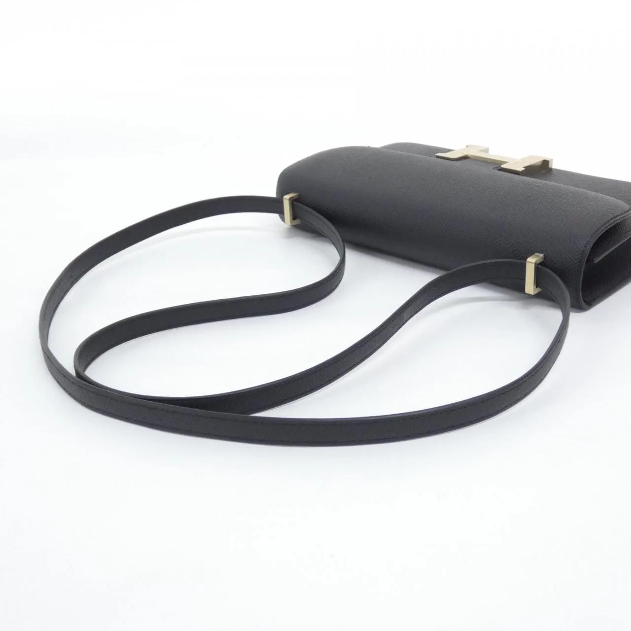 HERMES Constance 肩背包 Epsom 黑色 Epsom 皮 未使用品 - 縮圖 4