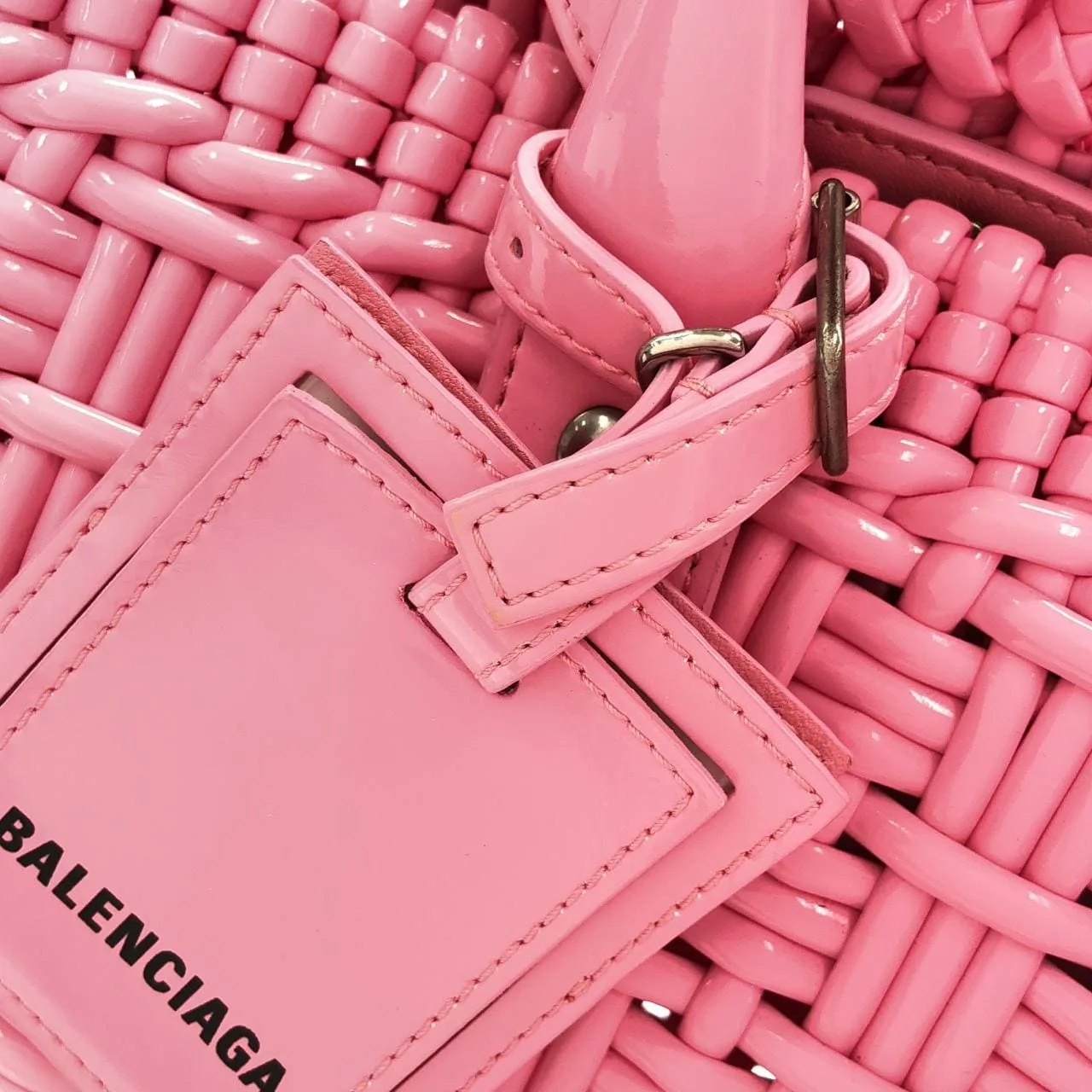 BALENCIAGA Bistro 671342 2IE3Y 手提包 漆皮 5
