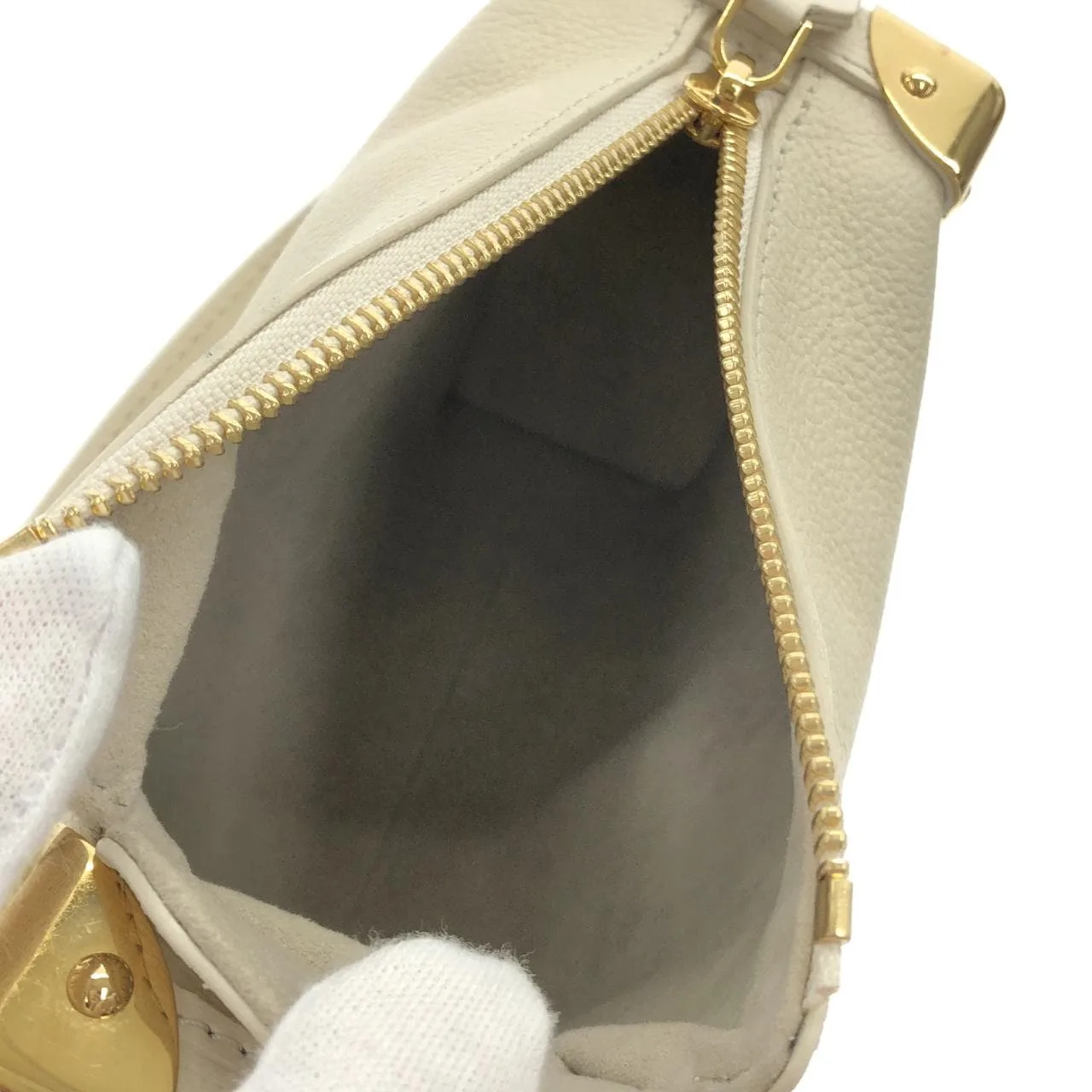 LOUIS VUITTON M23915 肩背包 金色 中古品A - 縮圖 8