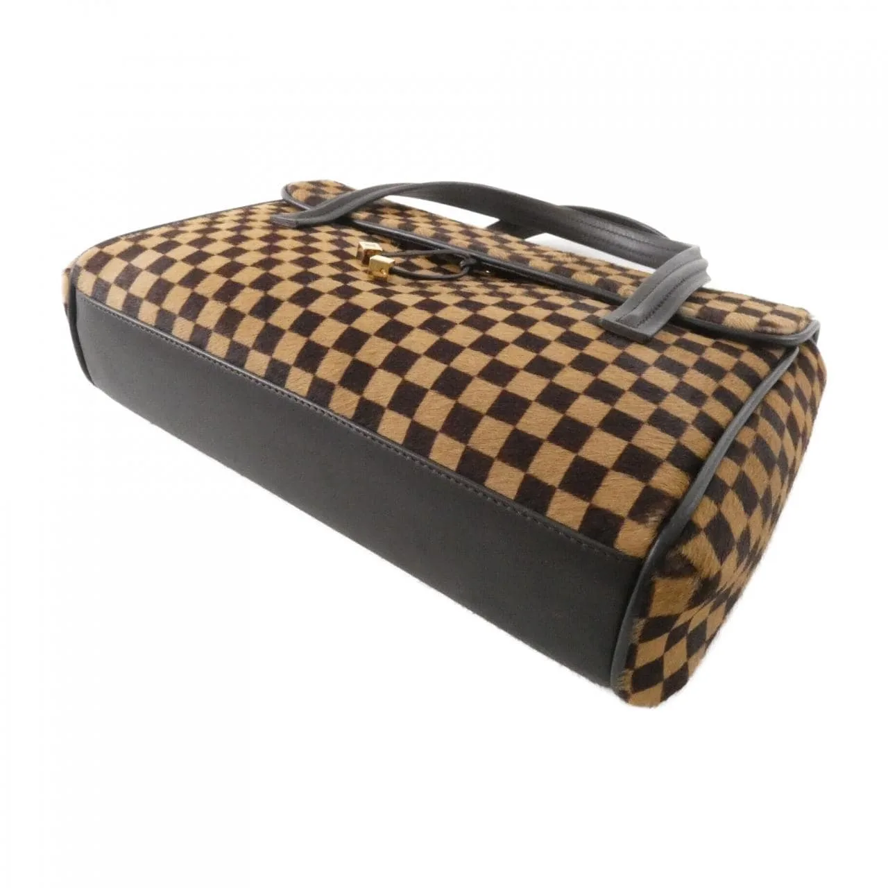 LOUIS VUITTON M92131 手提包 Damier 黑色 Damier 中古品B - 縮圖 3