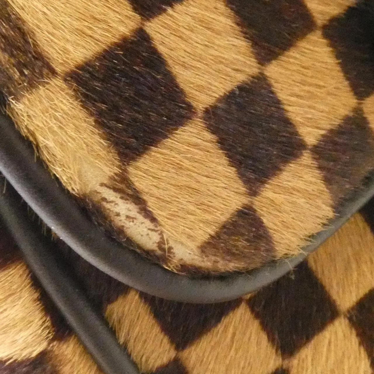 LOUIS VUITTON M92131 手提包 Damier 黑色 Damier 中古品B - 縮圖 4