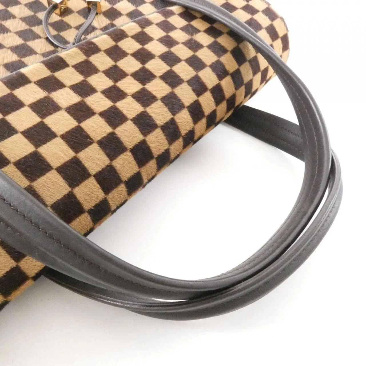 LOUIS VUITTON M92131 手提包 Damier 黑色 Damier 中古品B - 縮圖 6