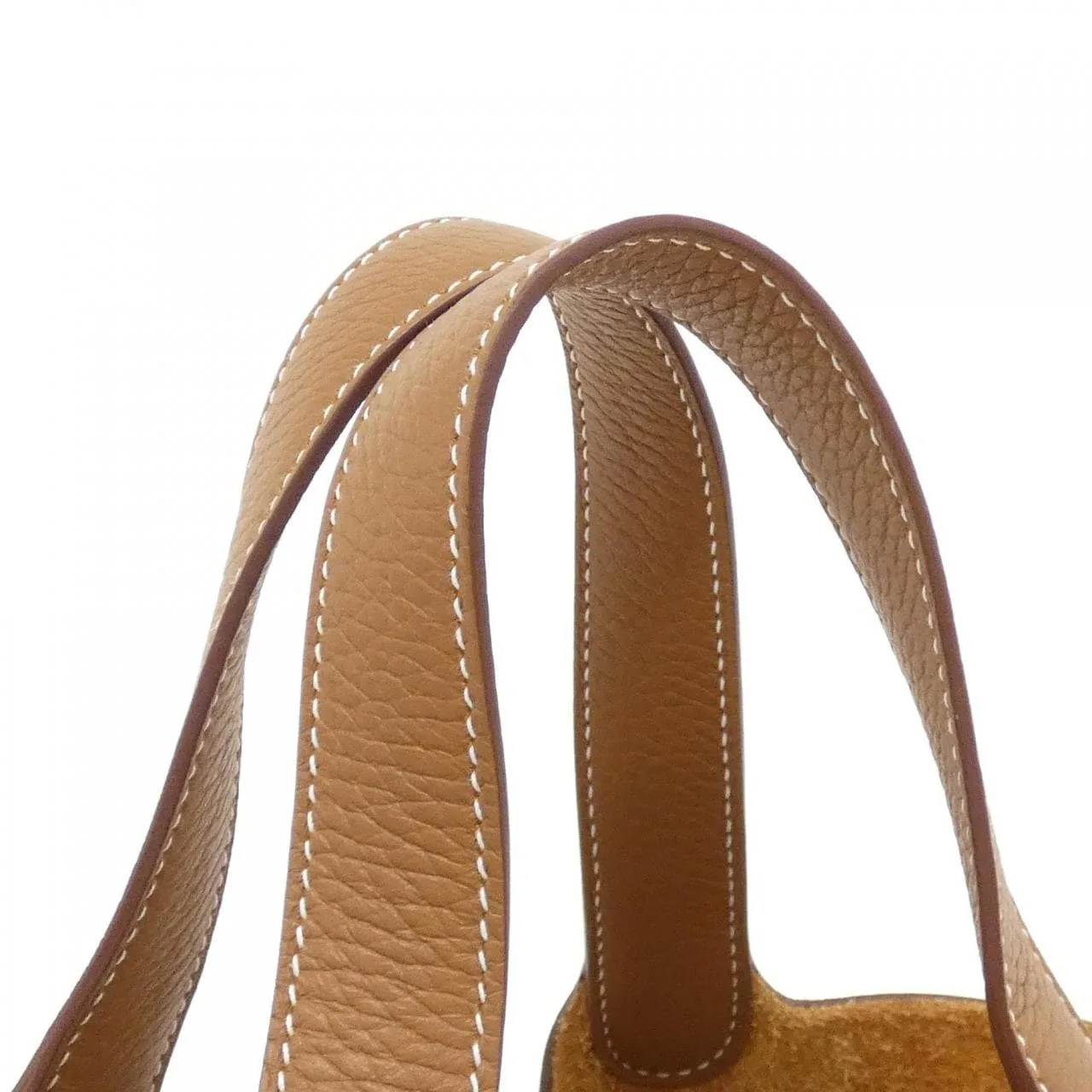 HERMES Picotin 056289CK Handbag Clemence 金色 Clemence 皮 未使用品 - 縮圖 4