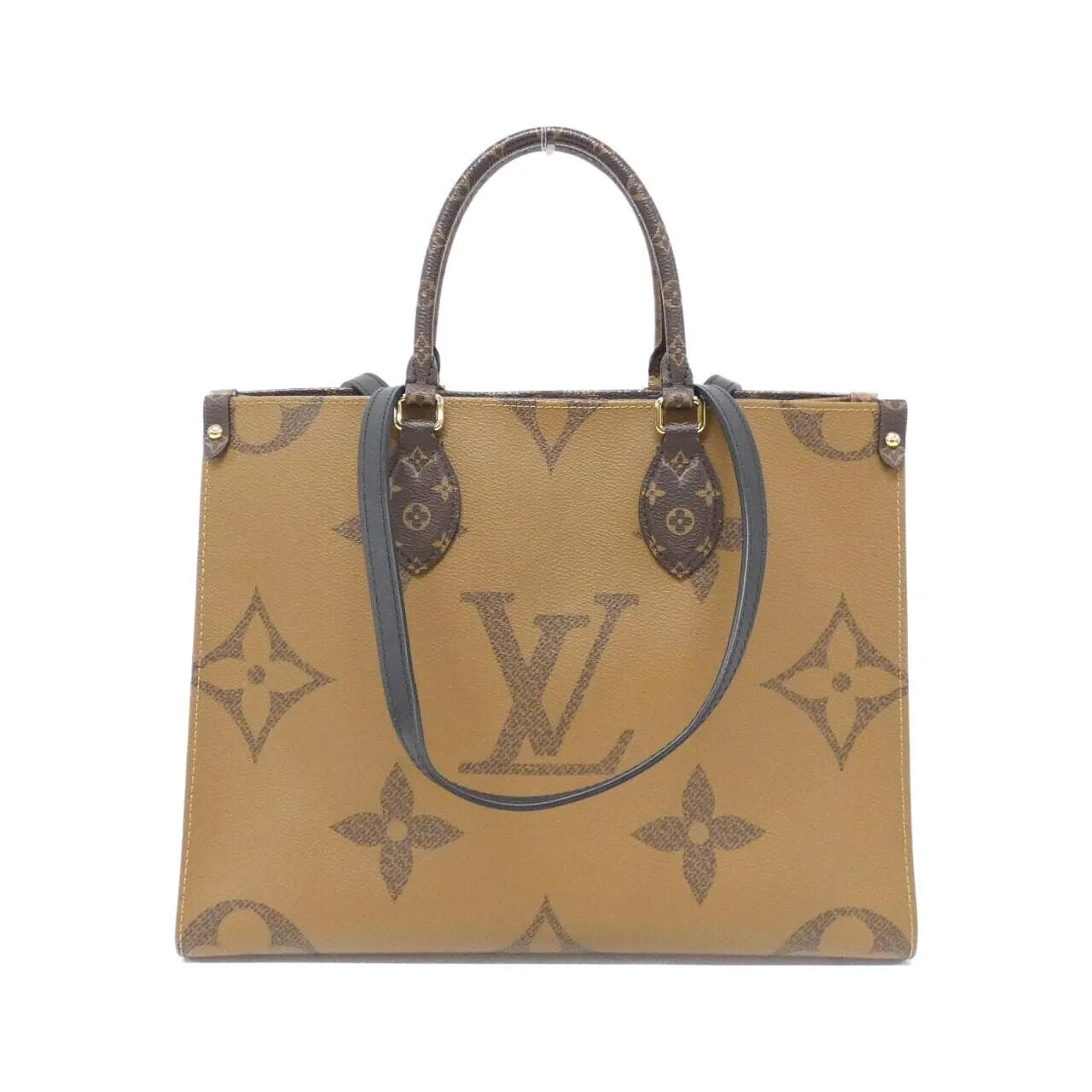 LOUIS VUITTON OnTheGo M45321 Handbag Monogram 黑色 Monogram 中古品A - 縮圖 2