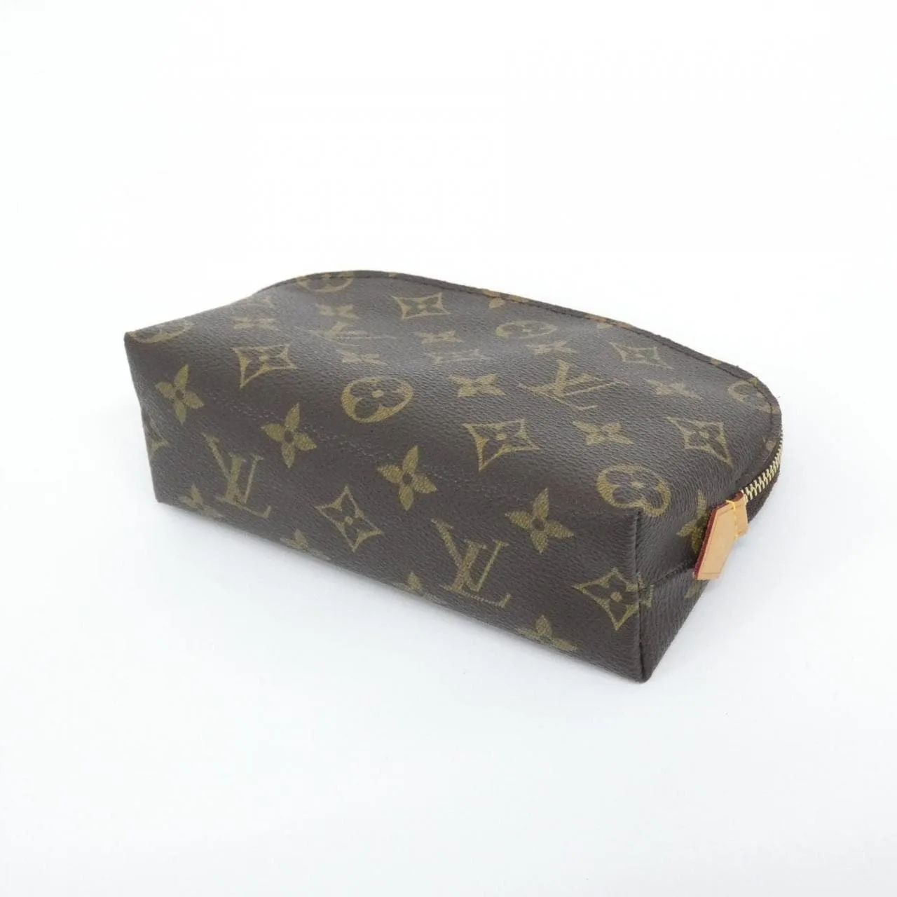 LOUIS VUITTON Pochette M47515 Pouch Monogram 黑色 Monogram 中古品A - 縮圖 2