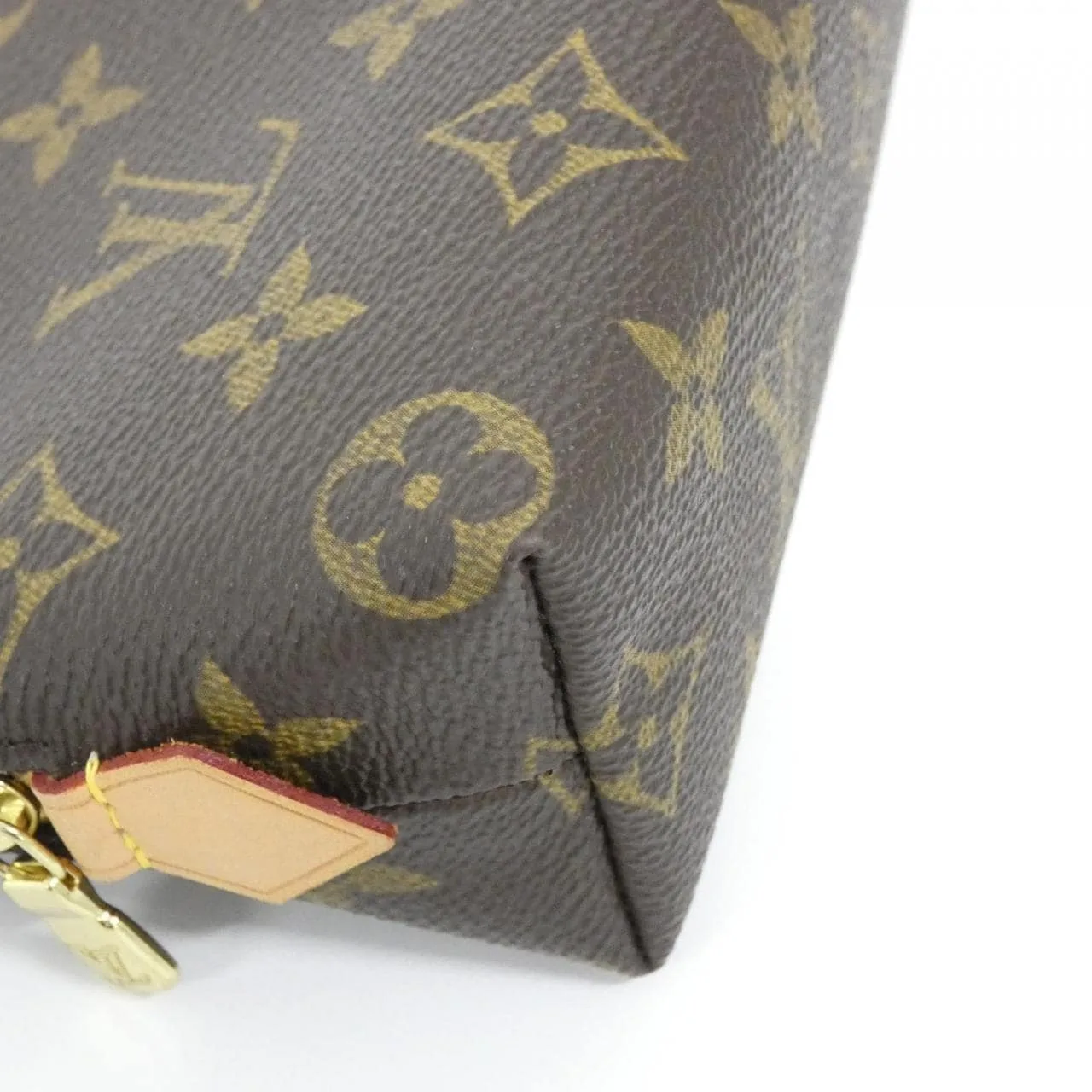 LOUIS VUITTON Pochette M47515 Pouch Monogram 黑色 Monogram 中古品A - 縮圖 3