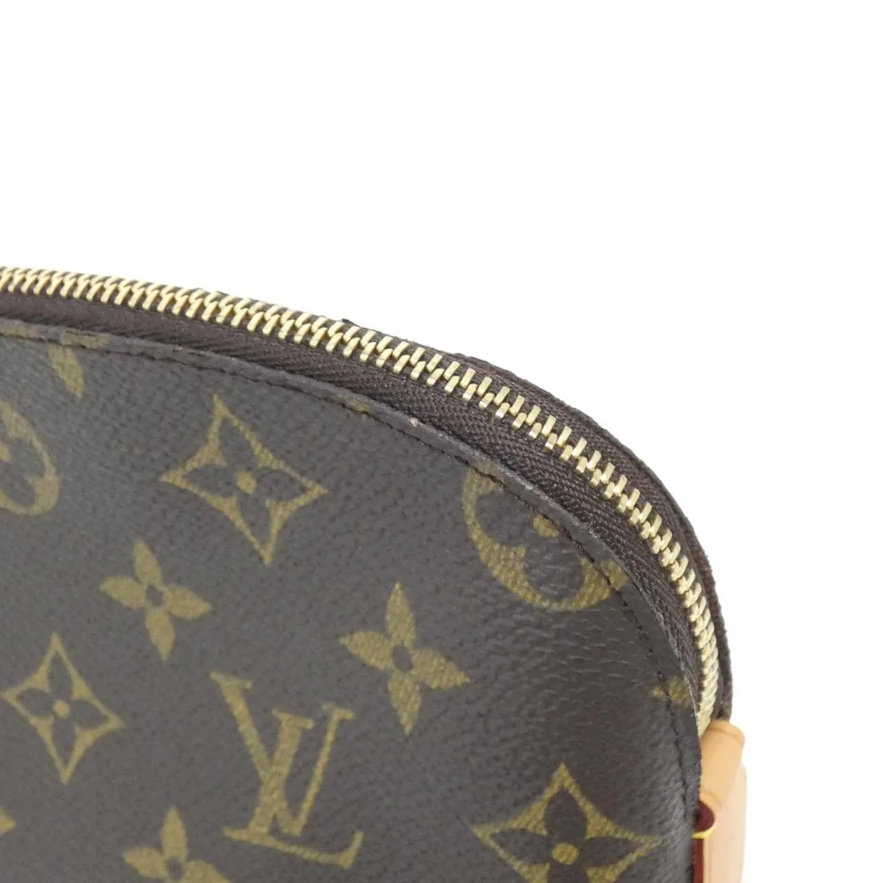 LOUIS VUITTON Pochette M47515 Pouch Monogram 黑色 Monogram 中古品A - 縮圖 4