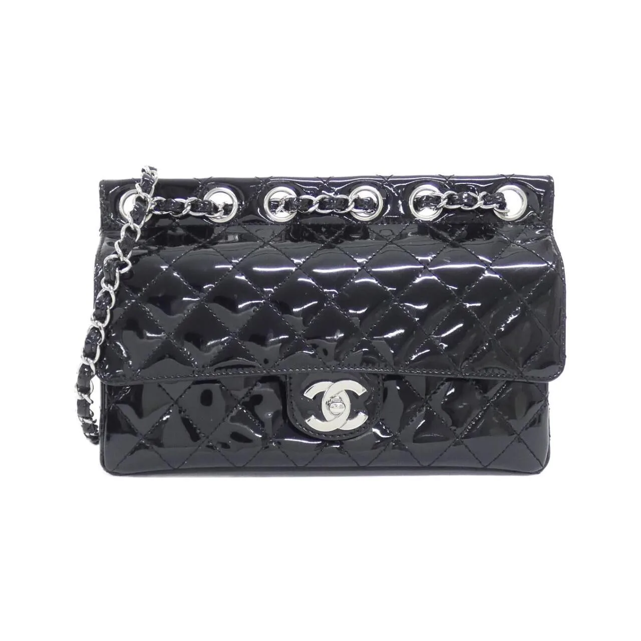 CHANEL 31971 Shoulder Patent Leather