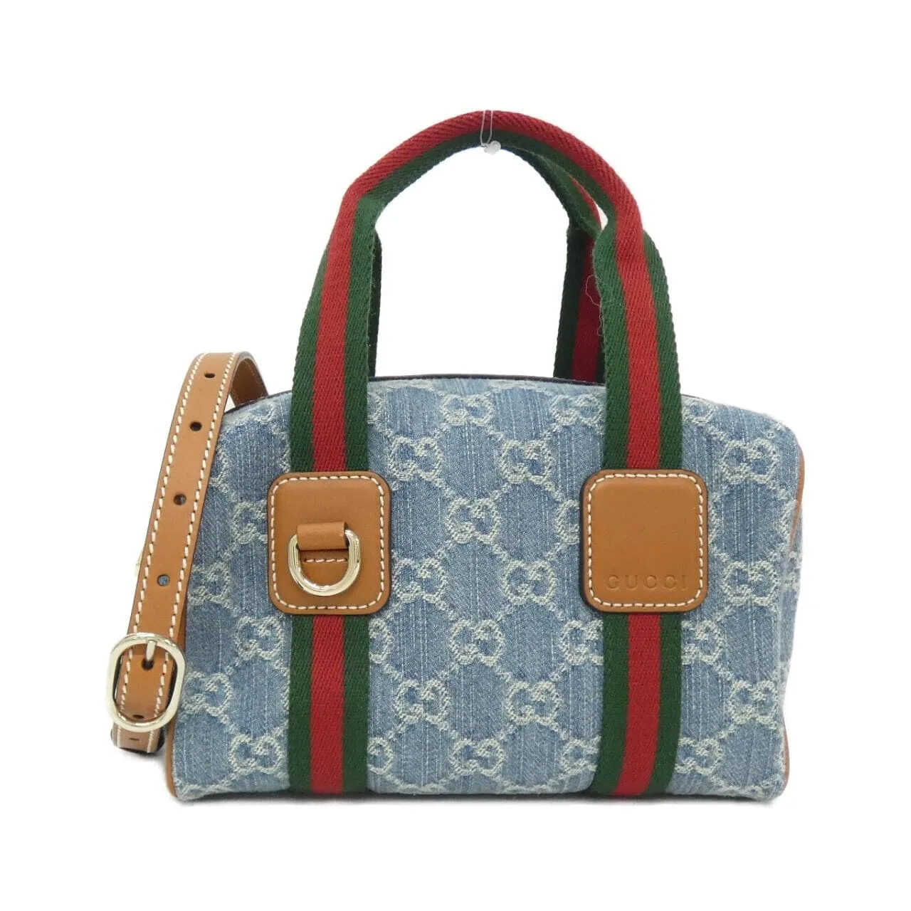 GUCCI 859975 FAFTZ 波士頓包 牛仔布