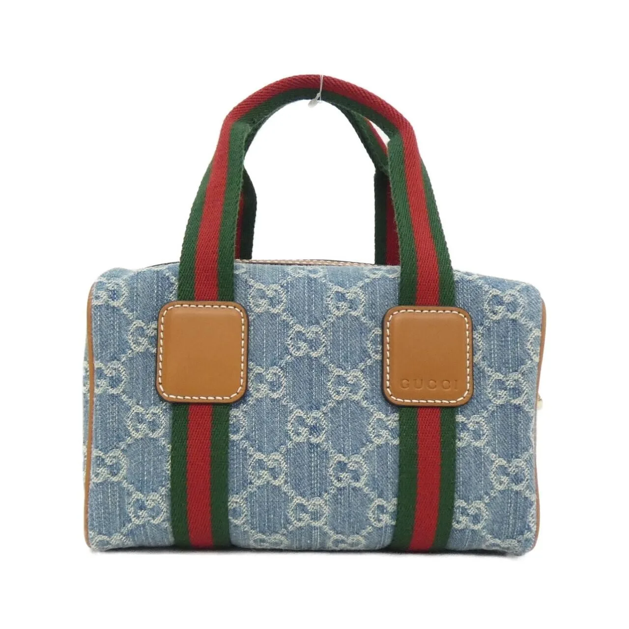 GUCCI 859975 FAFTZ 波士頓包 牛仔布 2