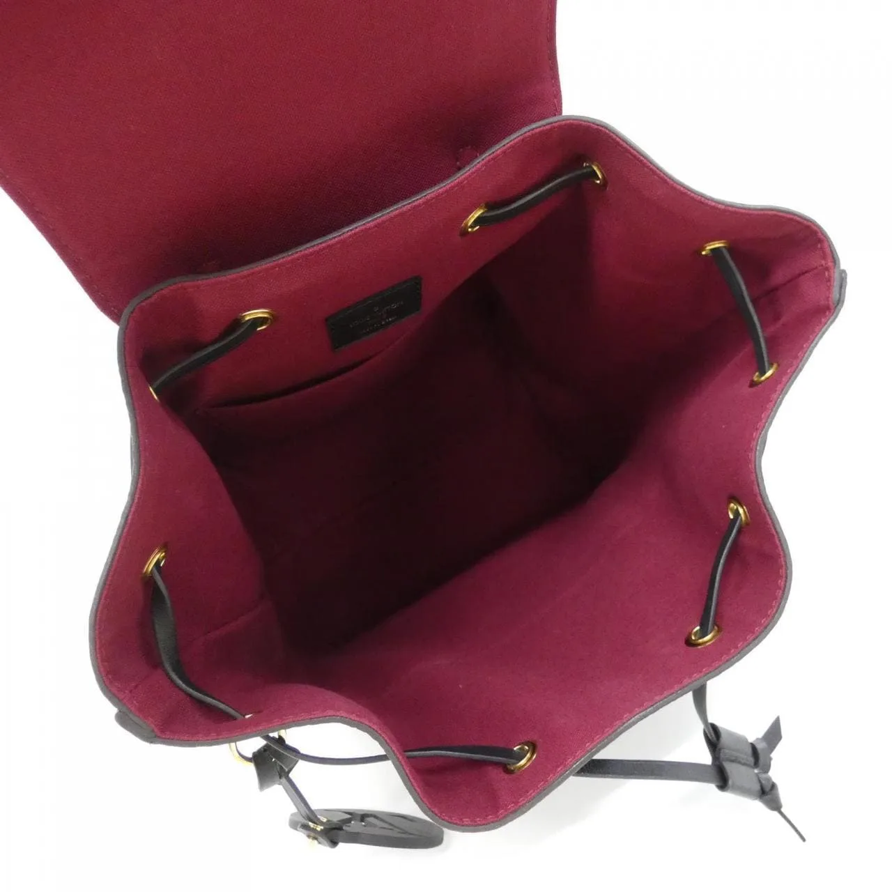 LOUIS VUITTON Montsouris M45515 Backpack Monogram 黑色 Monogram 中古品A - 縮圖 7
