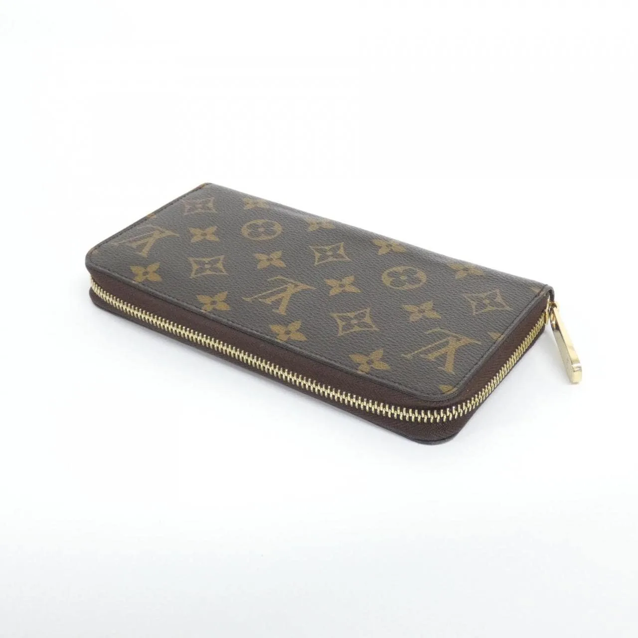 LOUIS VUITTON M60017 Wallet Monogram 黑色 Monogram 中古品A - 縮圖 2