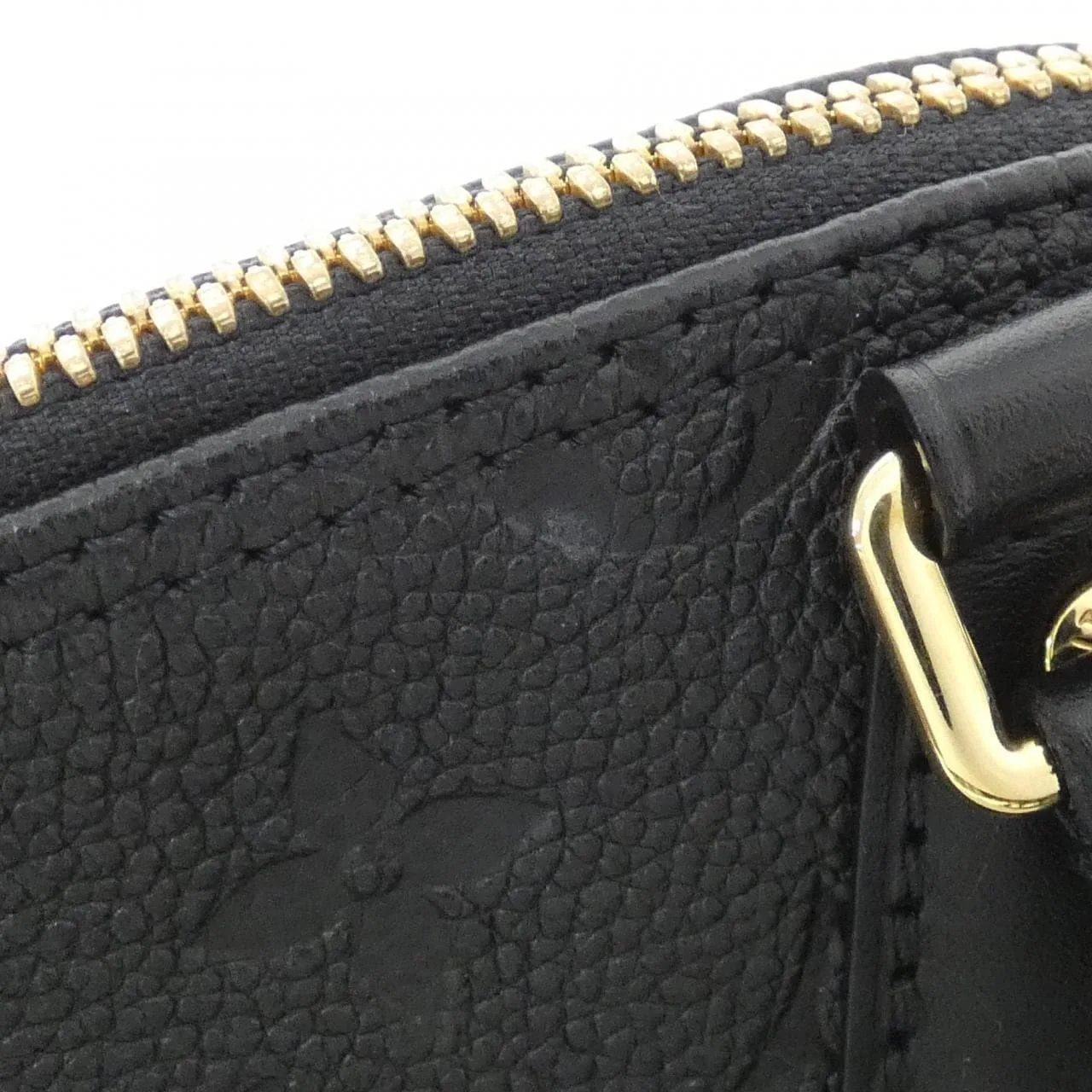 LOUIS VUITTON Alma M26409 手提包 Monogram 黑色 Monogram 中古品A - 縮圖 3