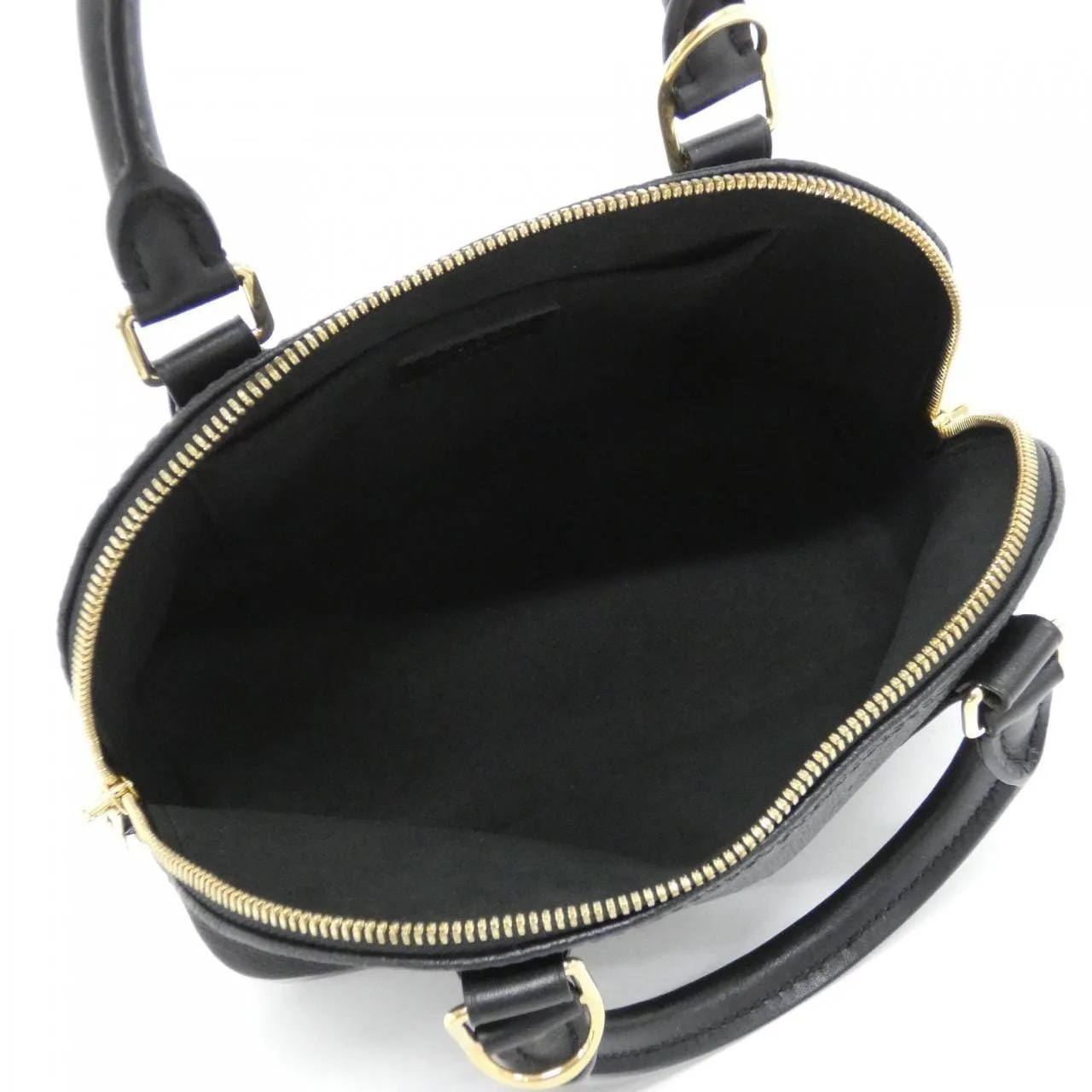 LOUIS VUITTON Alma M26409 手提包 Monogram 黑色 Monogram 中古品A - 縮圖 7