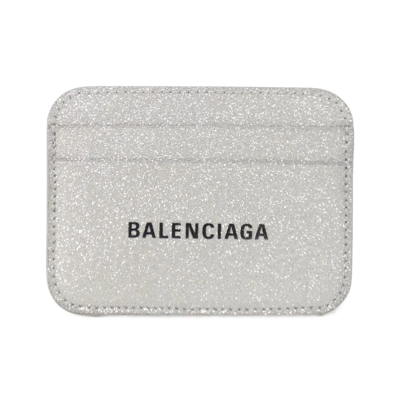 BALENCIAGA Hourglass 593812 210IE Card Case Canvas