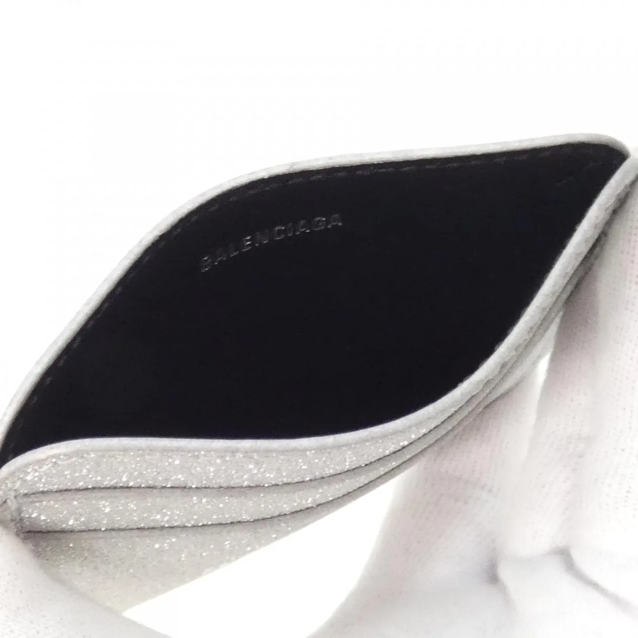 BALENCIAGA Hourglass 593812 210IE 卡片套 帆布 5