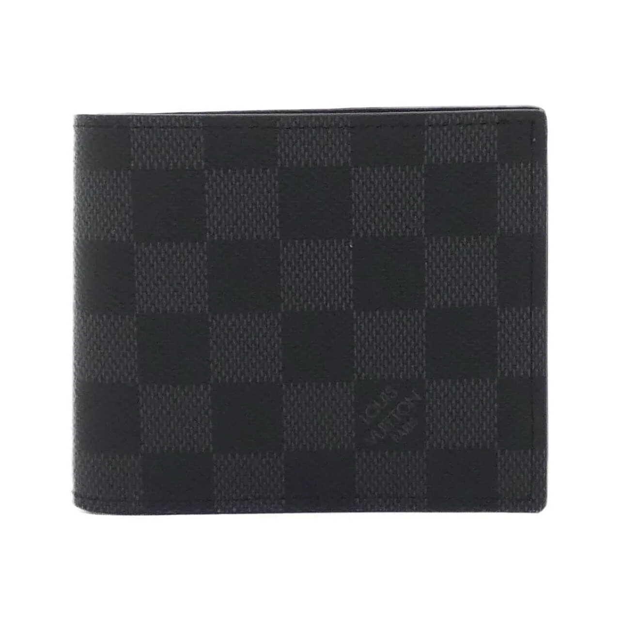 LOUIS VUITTON N63336 銀包 Damier 黑色 Damier 中古品A - 縮圖 2