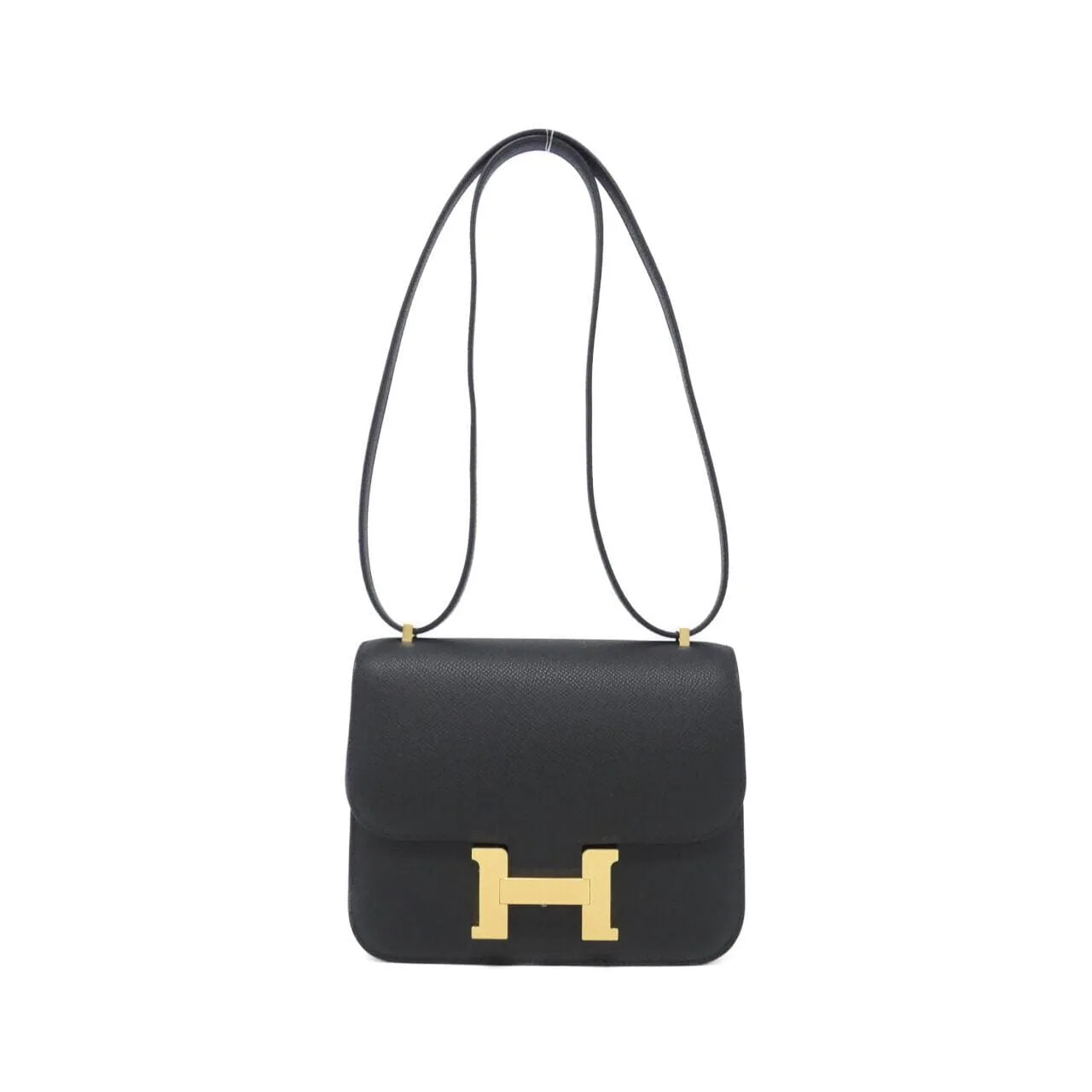 HERMES Constance 083905CC Shoulder Epsom Black
