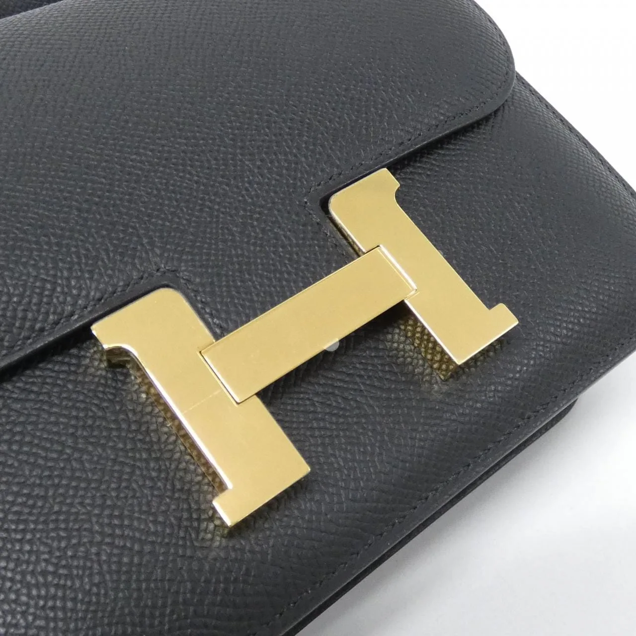 HERMES Constance 083905CC Shoulder Epsom 黑色 Epsom 皮 未使用品 - 縮圖 4