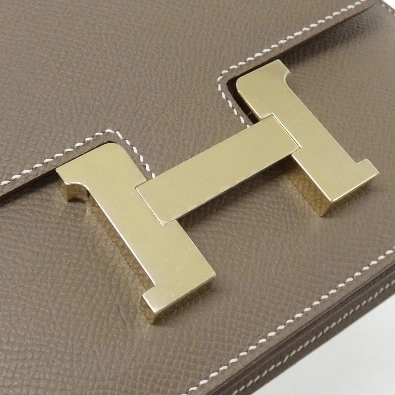 HERMES Constance 083905CP 肩背包 Epsom Etoupe Epsom 皮 未使用品 - 縮圖 4