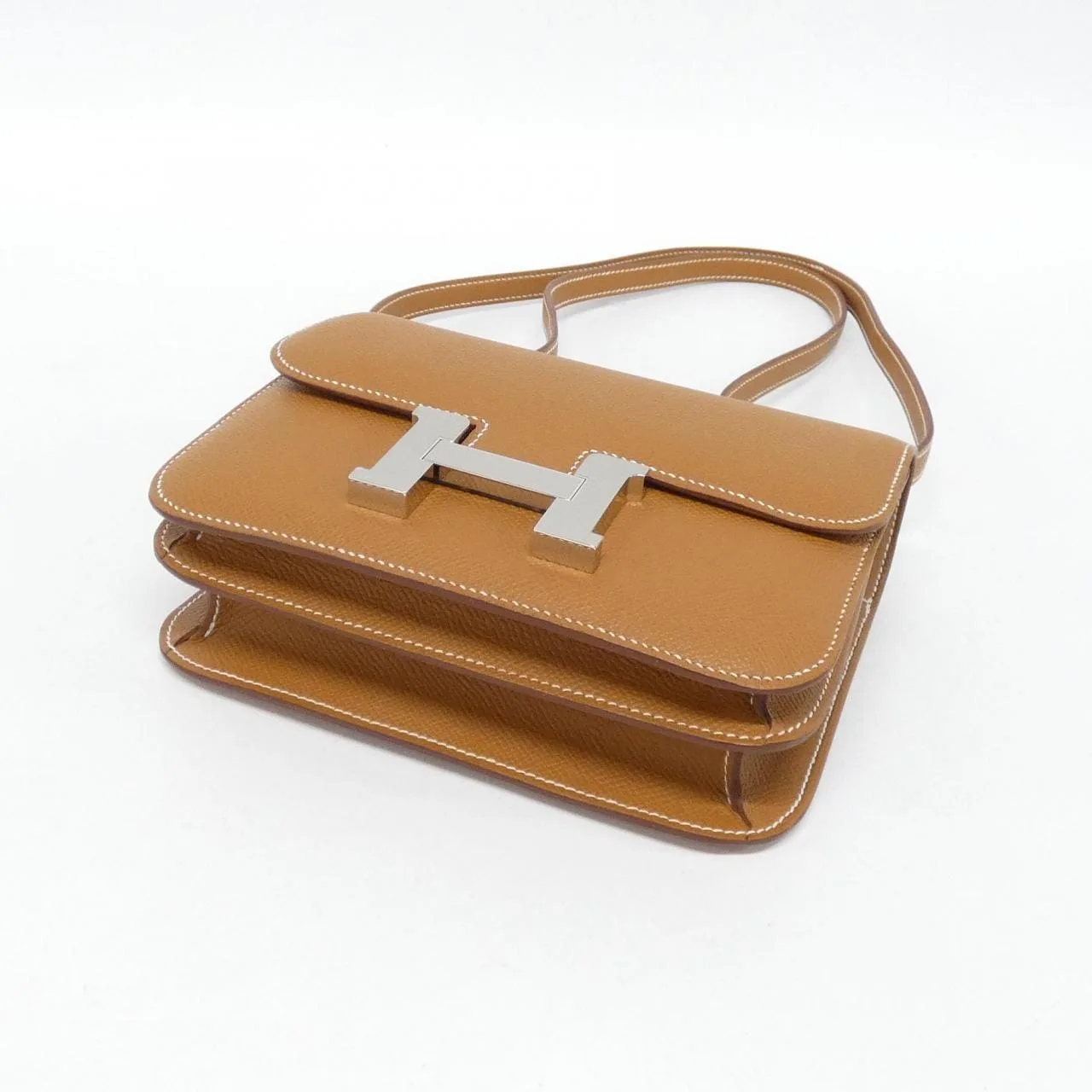 HERMES Constance 083905CK Shoulder Epsom 金色 Epsom 皮 未使用品 - 縮圖 3
