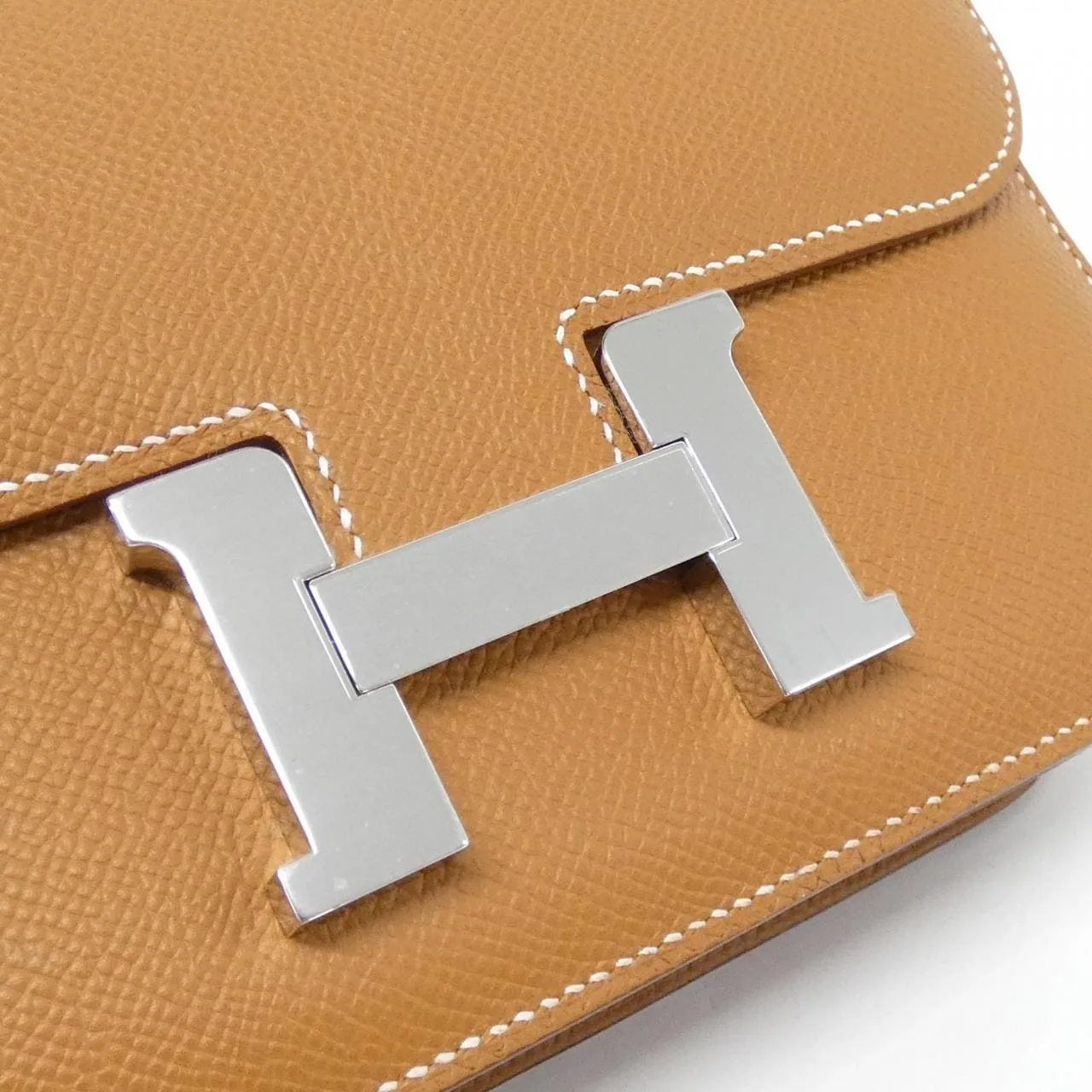 HERMES Constance 083905CK Shoulder Epsom 金色 Epsom 皮 未使用品 - 縮圖 4