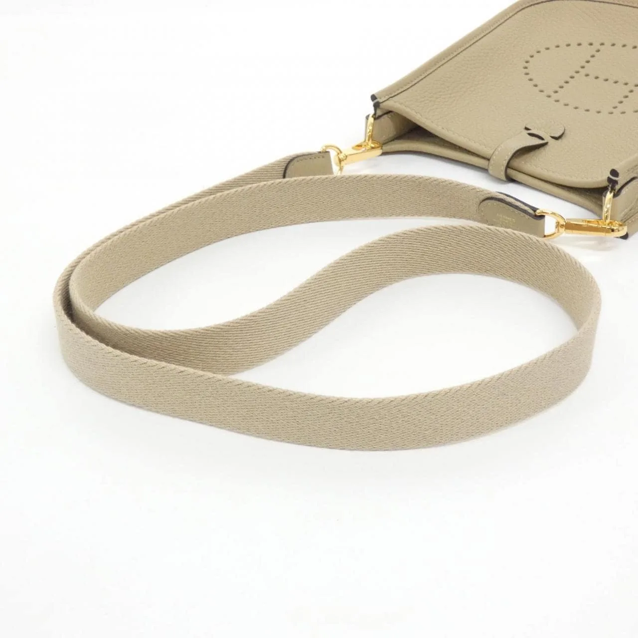HERMES Evelyne 069426CC Shoulder Clemence 黑色 Clemence 皮 中古品A - 縮圖 4
