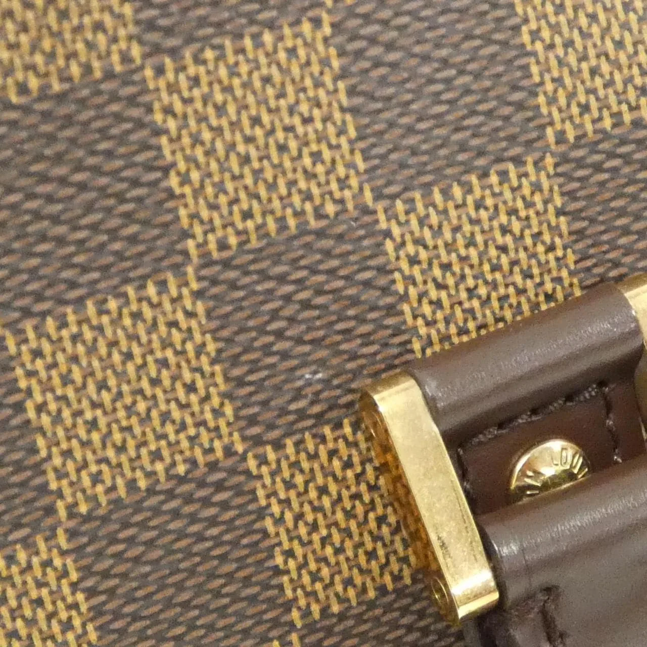 LOUIS VUITTON N41434 Handbag Damier 黑色 Damier 中古品A - 縮圖 5
